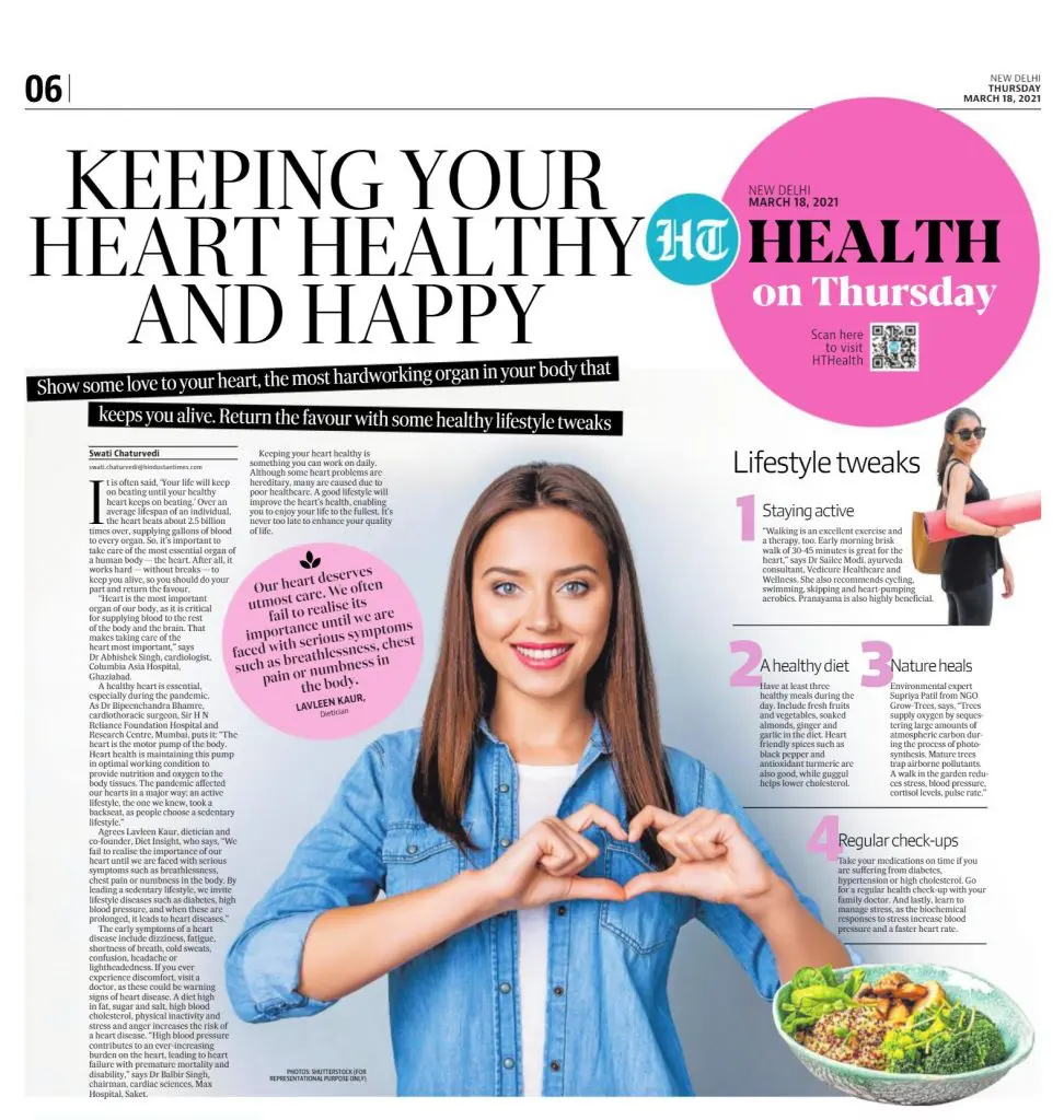 Dietitian Lavleen Kaur on heart health