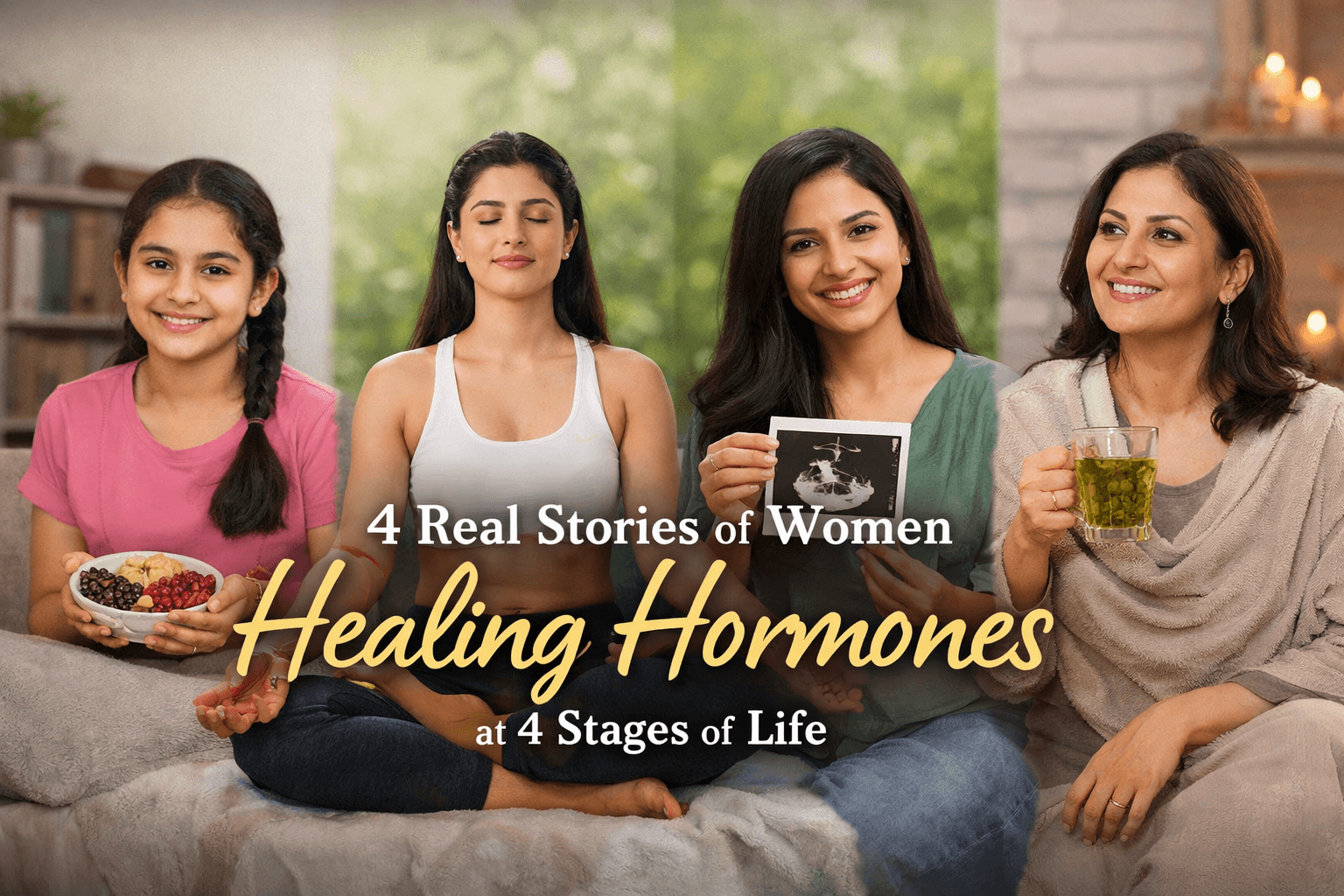 4 Real Stories of Women Healing Hormones at 4 Stages of Life